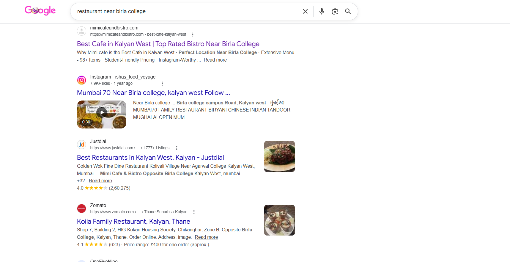 Search Console Graph